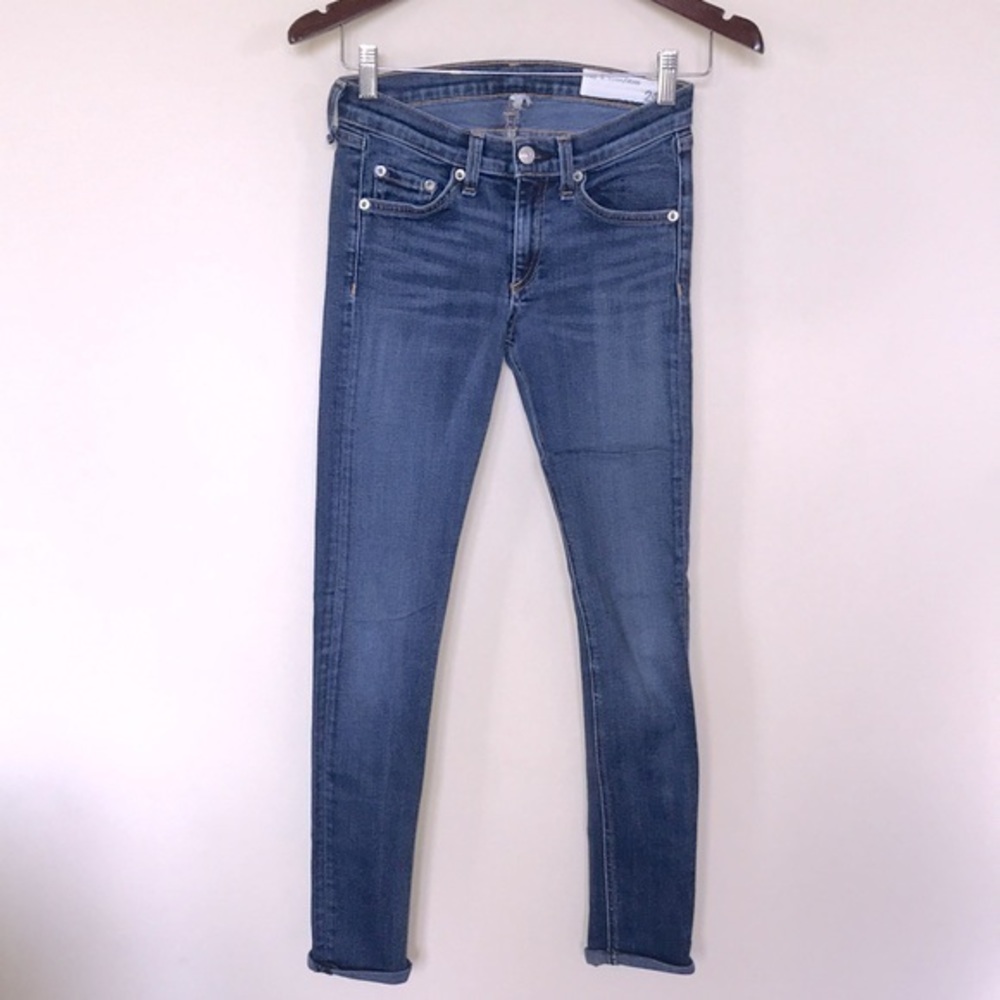 Women’s Rag & Bone Woodford Wash Skinny Jeans Size 24